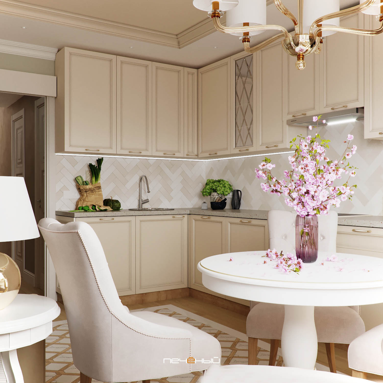 Двухкомнатная современная, уютная квартира