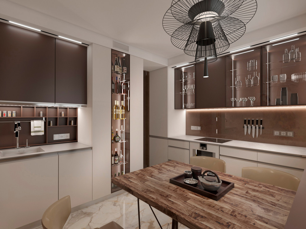 Небольшая современная кухня