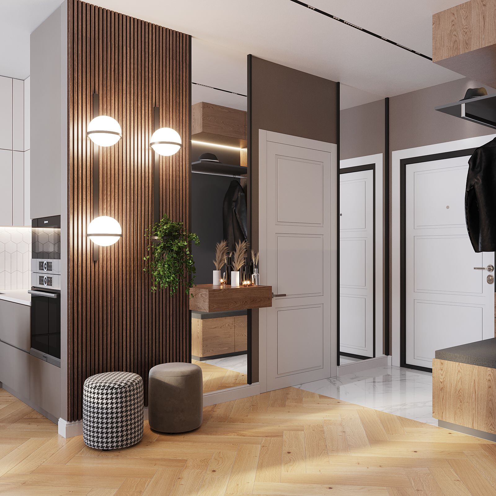 Двухуровневая квартира для семьи из 5ти человек