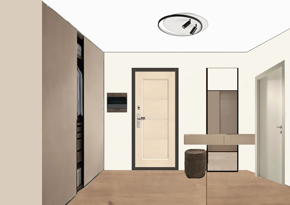 Брутальная квартира для холостяка с камином, вращающимся ТВ и девушкой