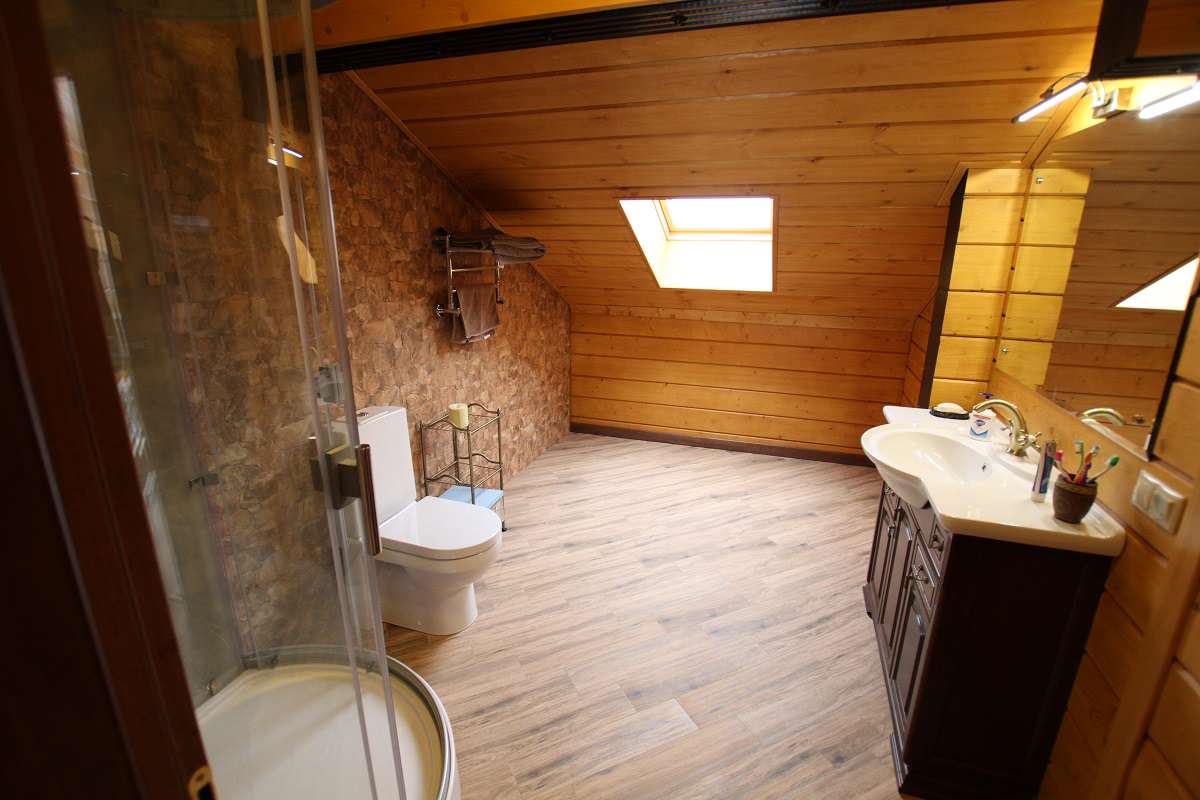 Деревянный дом из клееного бруса 265 метров (СП-265 GOOD WOOD)