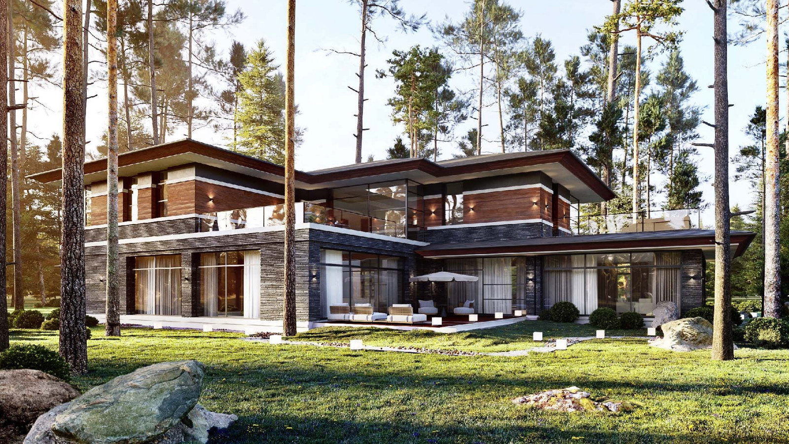 Стиль Райт в современном исполнении