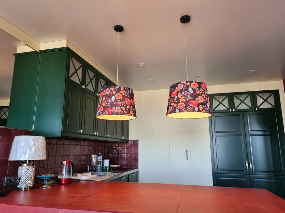 Абажуры из ткани на пластике