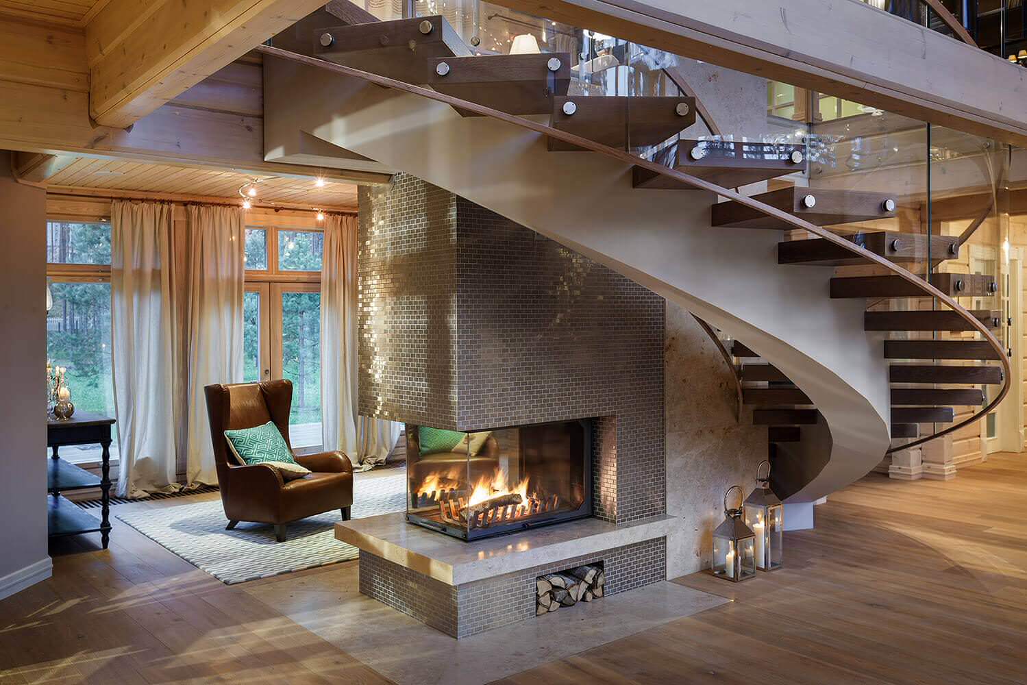 Загородный дом в посёлке "HONKA" на Медном озере, 450 м.кв.