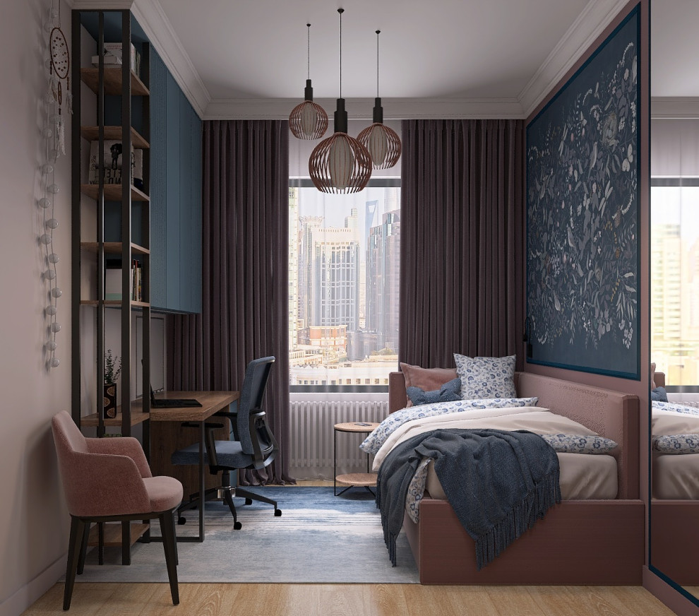 Современная квартира с смелыми цветами