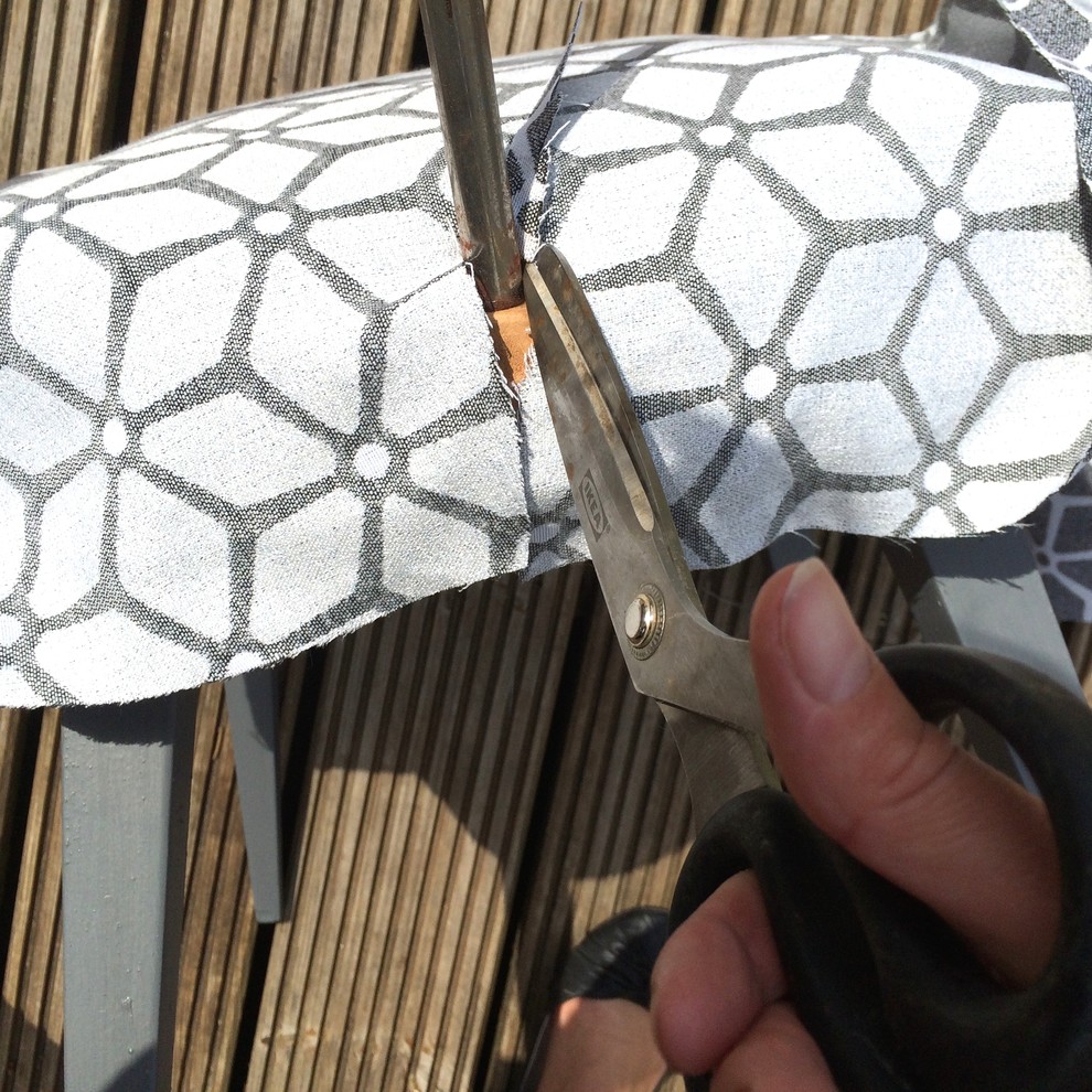 DIY : Как обновить старое кресло своими руками