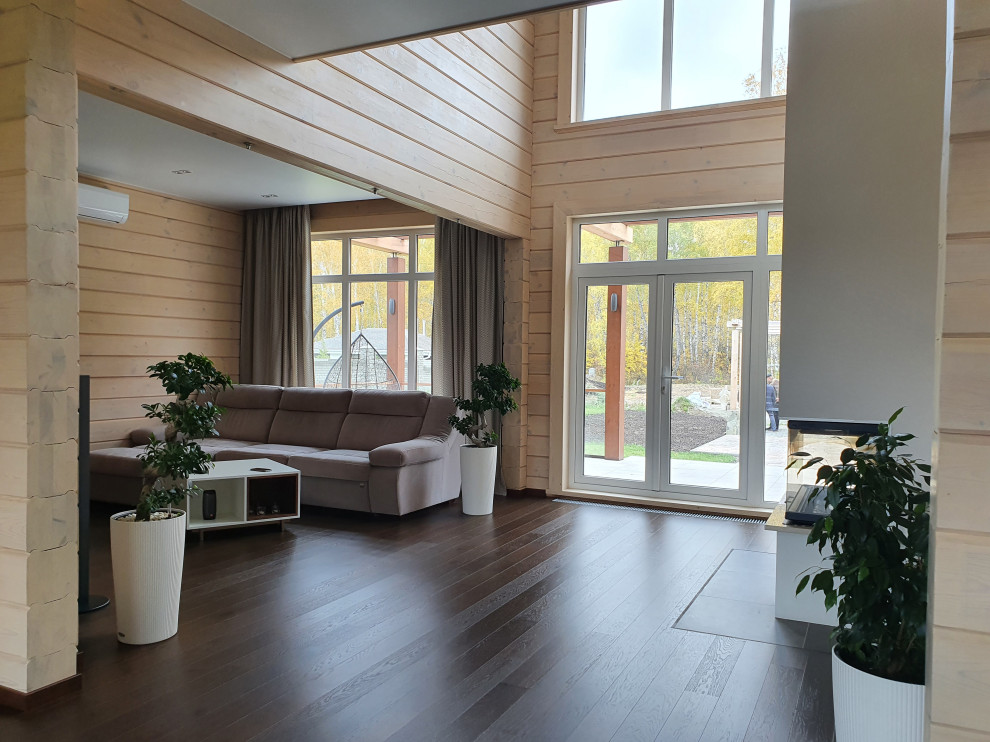 Дом из клееного бруса в пригороде Барнаула