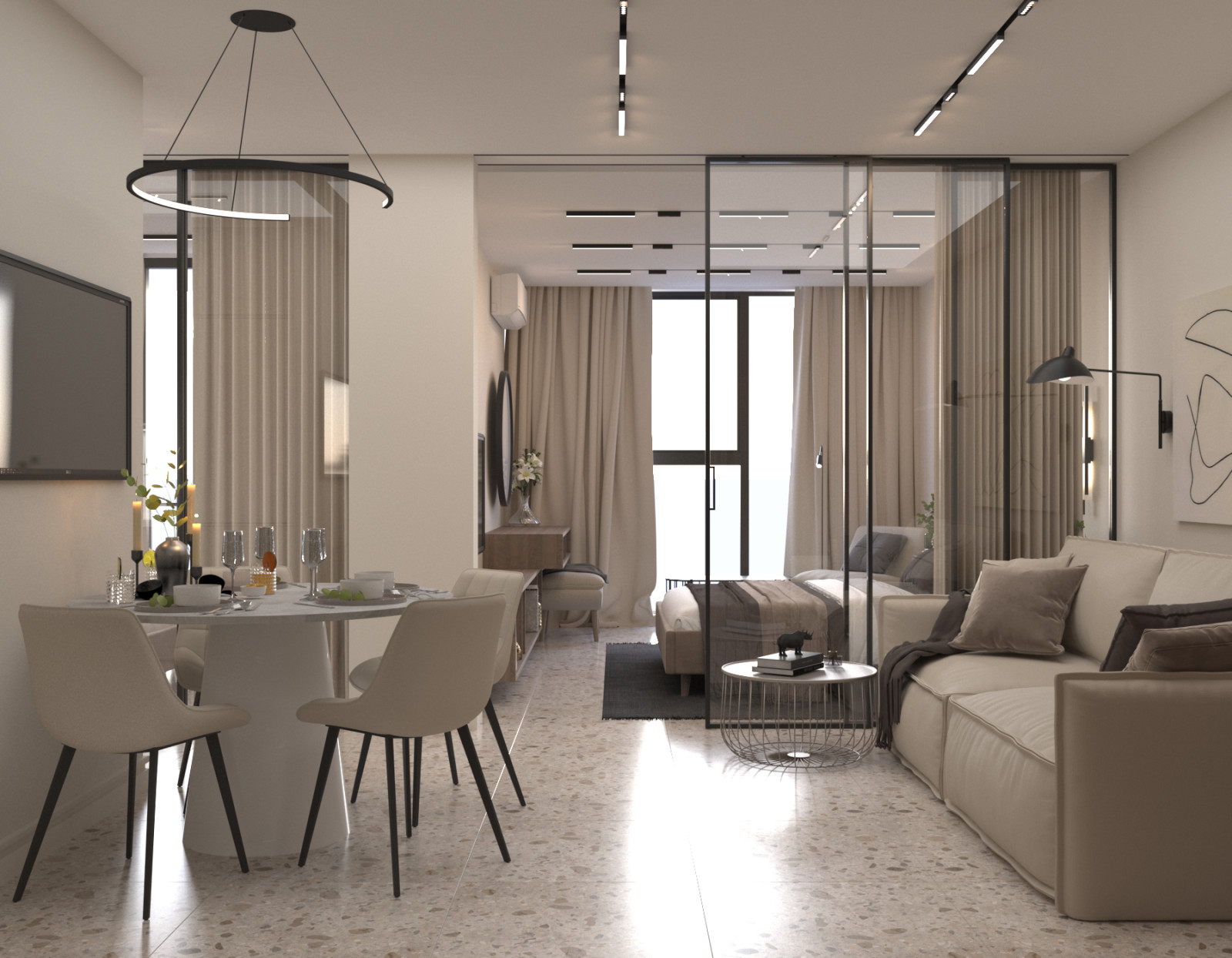 Обложка проекта: Проект из 1 комнатной в 2-х комнатную