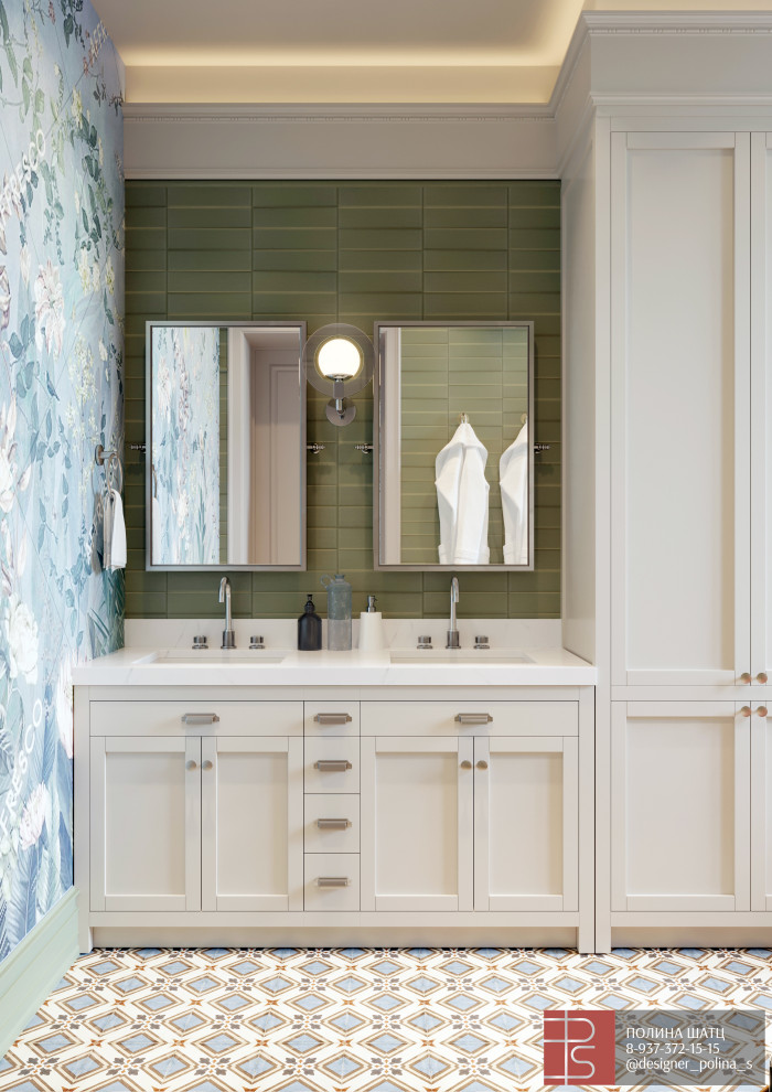 Квартира с 3м потолками для семьи из 4 человек