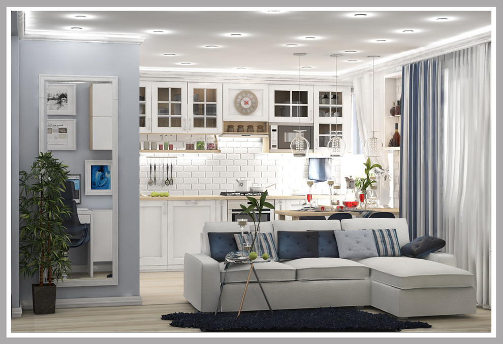 Проект квартиры для молодой семьи 36 м.кв.