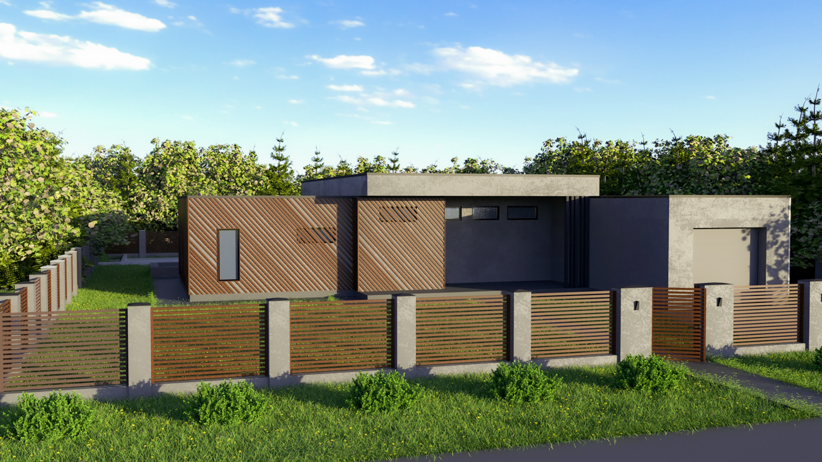 Обложка проекта: Дом в современном стиле