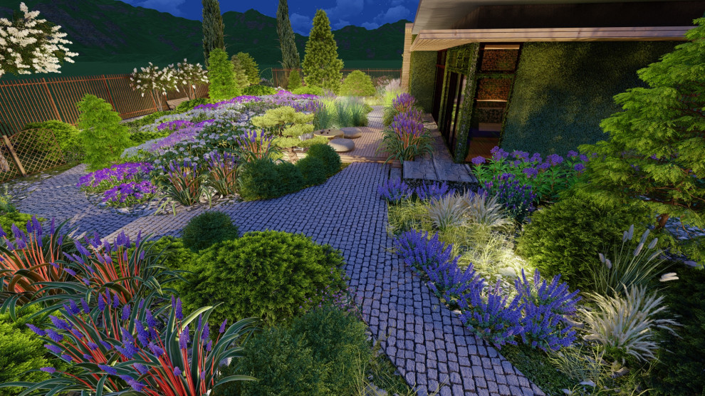 Каменистые устройства на участке 7 соток. "День/Ночь"