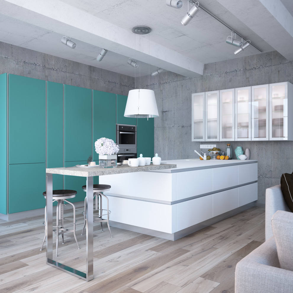 Модель кухни Color Wave-Snow