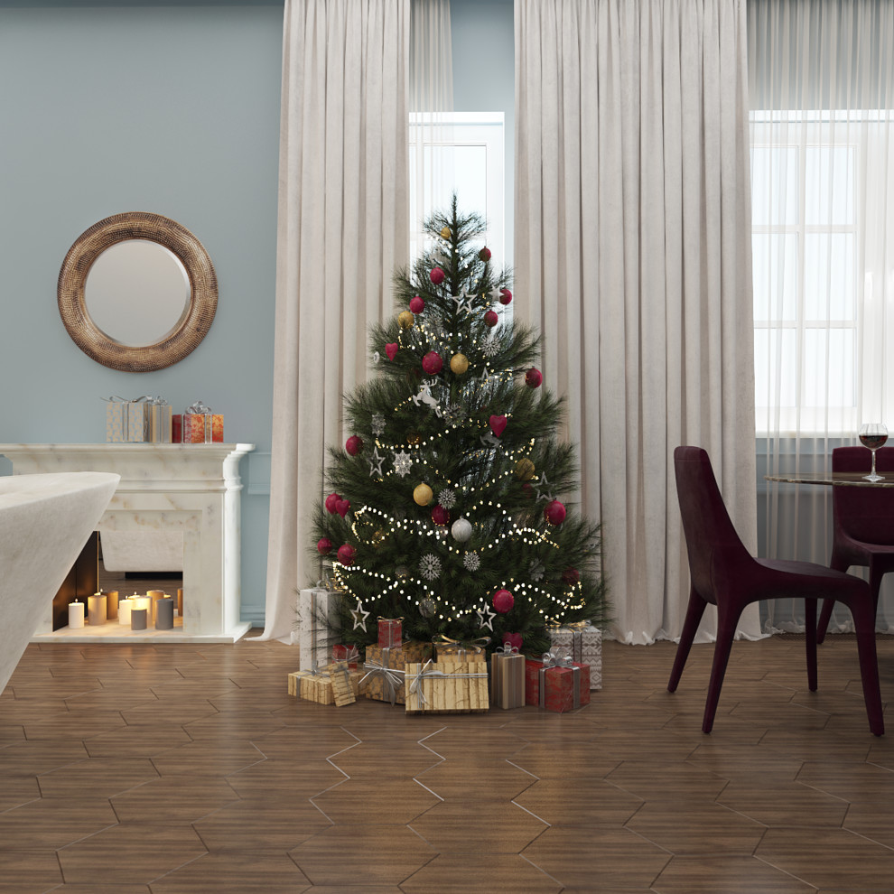 ЖК «Донской Олимп». Дизайн гостиной в парижском стиле