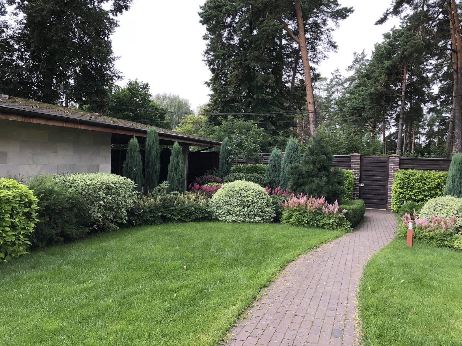 Сад в поселке Салтыковка