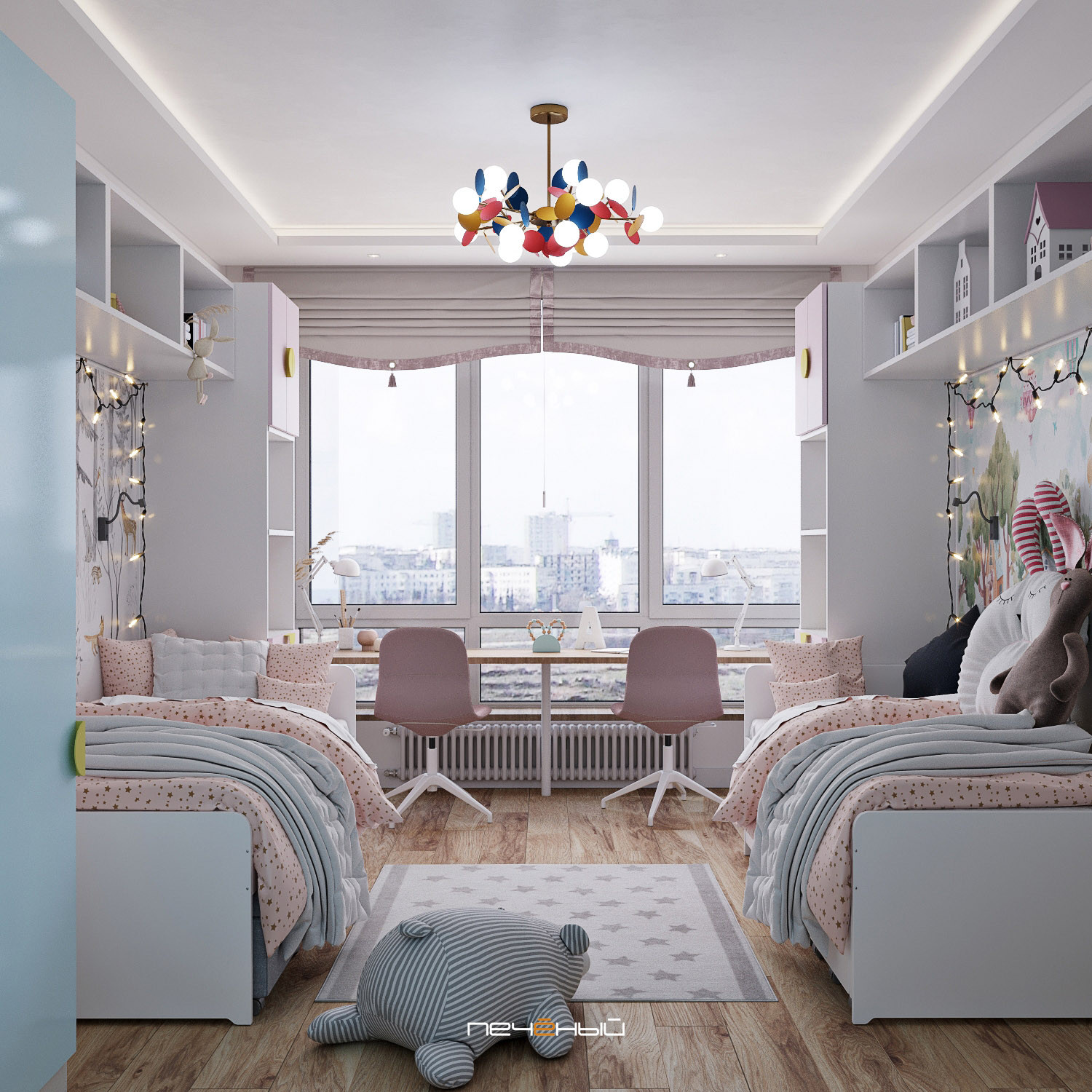 Просторная евротрёшка площадью 86 квадратных метров