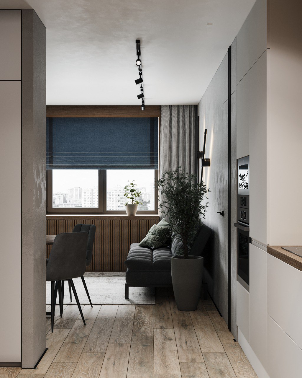 Дизайн двухкомнатной квартиры в ЖК Елизаровский