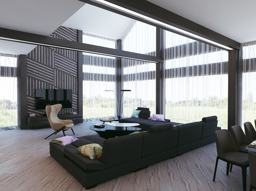 Дизайн дома в современном стиле 350 м2