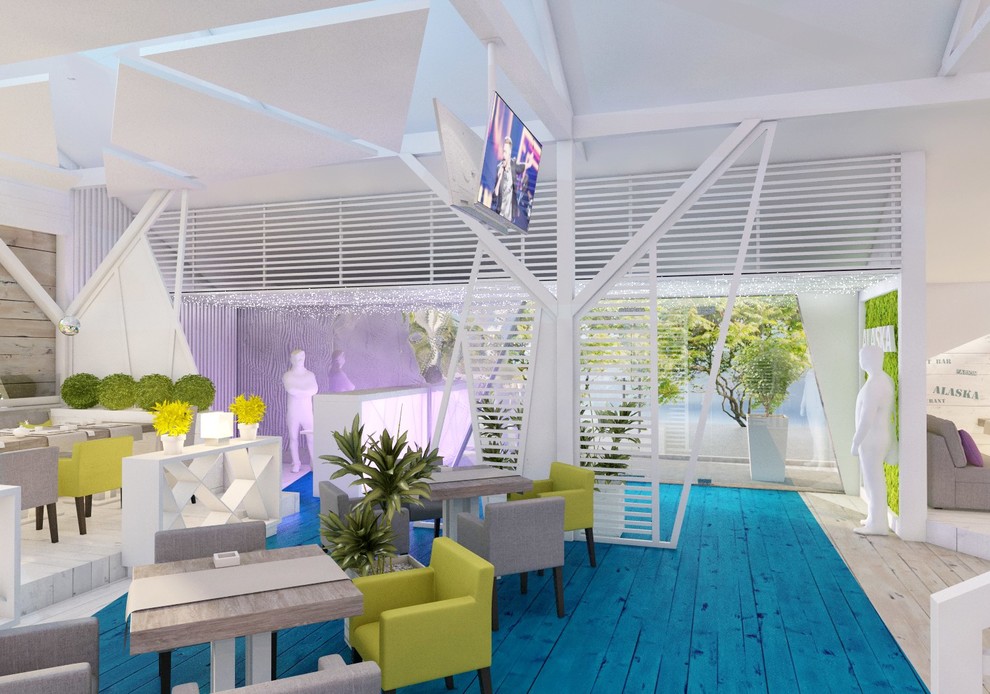 Дизайн-проект интерьера ресторана 800 м2