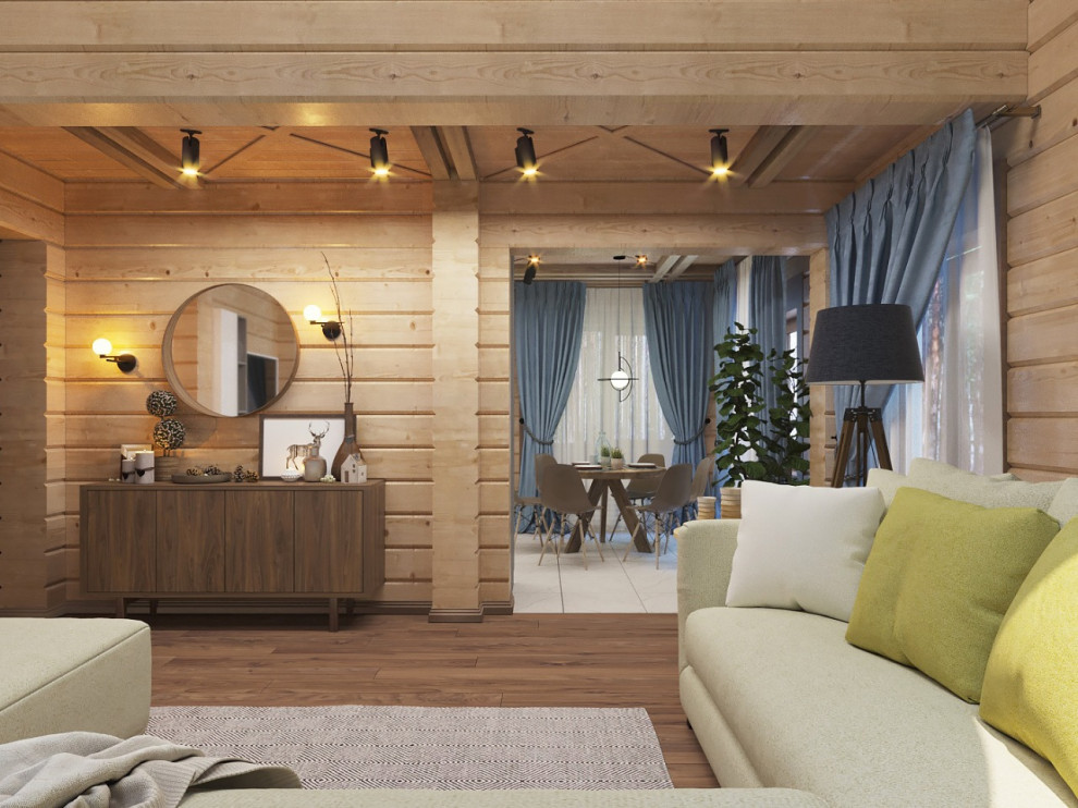 Обложка проекта: Деревянный дом в Екатеринбурге