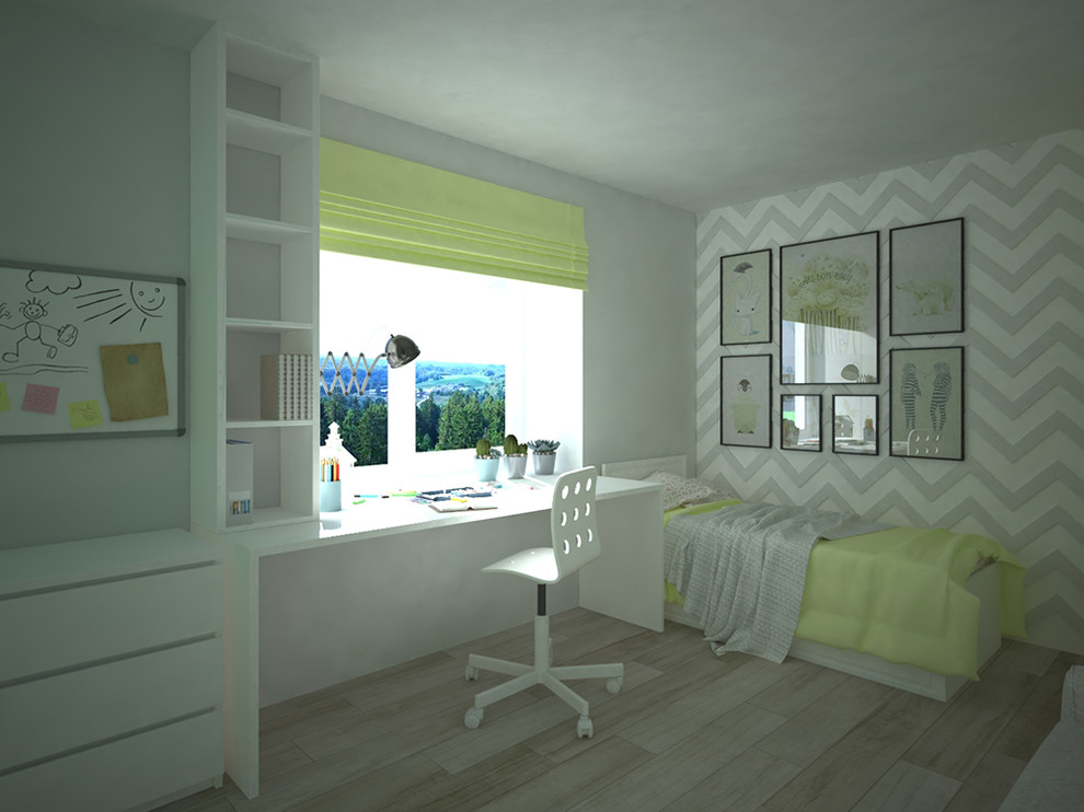 Самара, ул. Гая. Дизайн-проект квартиры для семьи с двумя детьми.