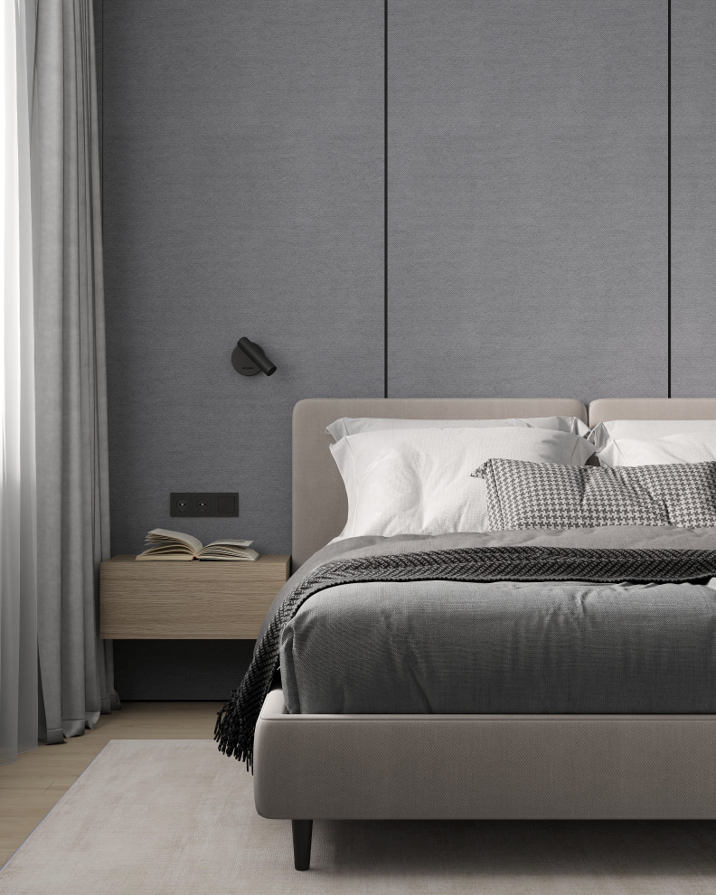 ЖК «Зенит», современный интерьер квартиры, построенный на контрастах