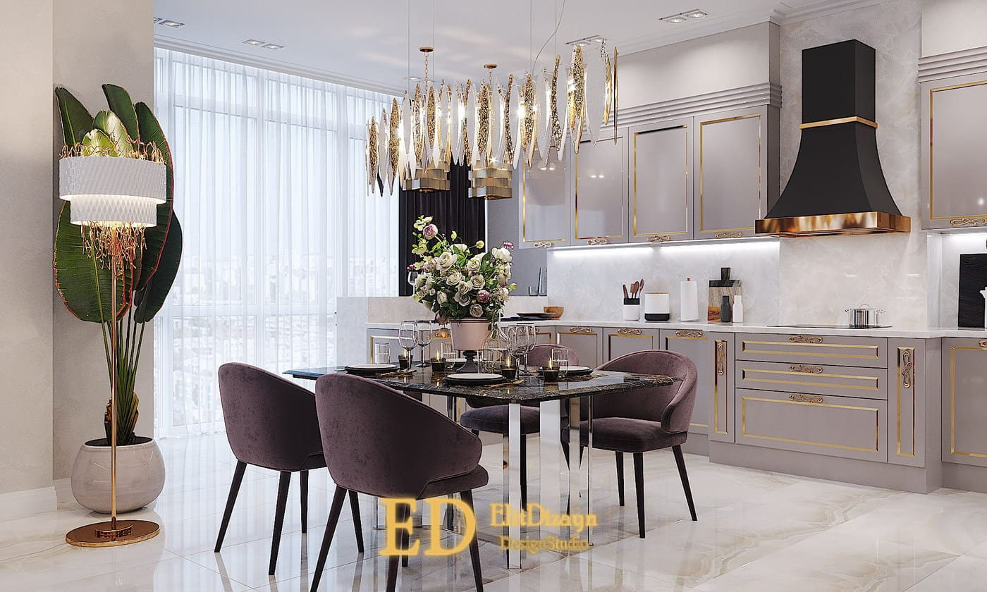 Квартира неоклассика - 120м2