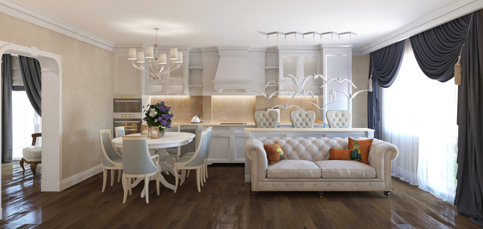 Классика и лофт в одном пространстве