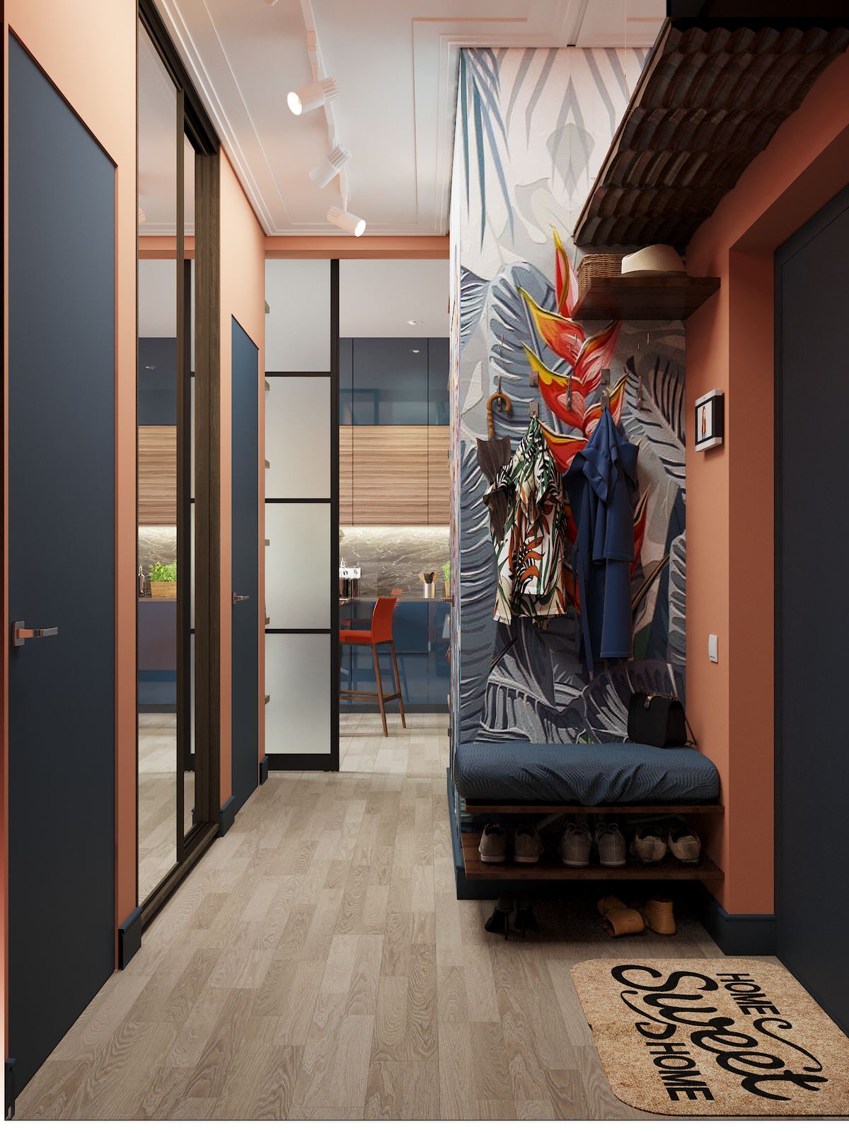 Визуализация интерьера квартиры в ЖК Символ г.Москва