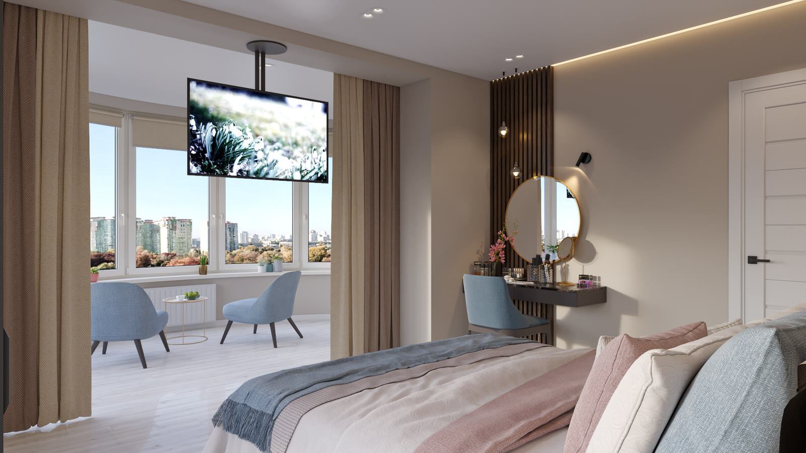 Дизайн четырехкомнатной квартиры Киев