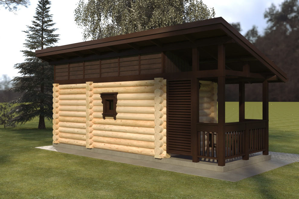 Баня - хозблок