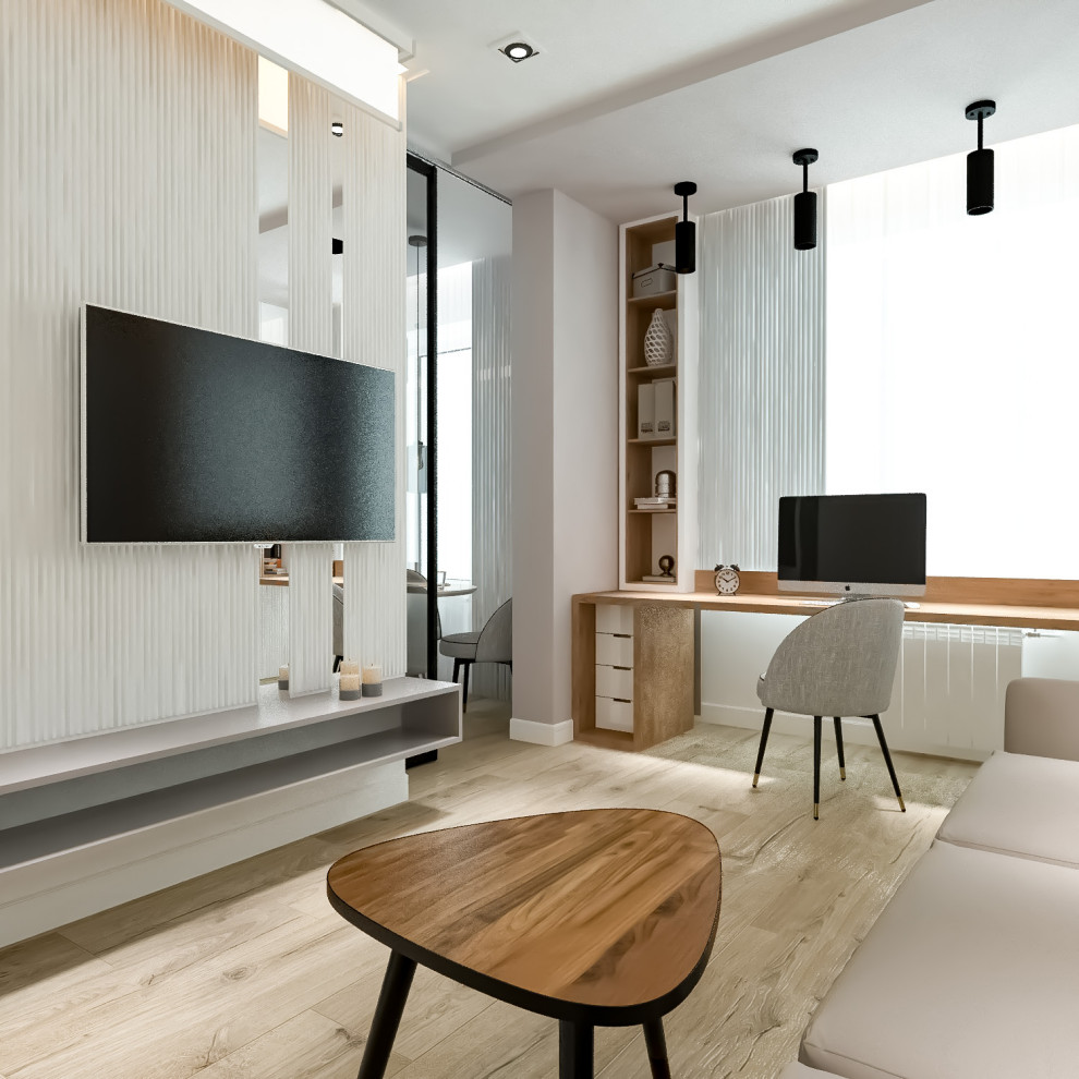 2020. 13. 10. Проект дизайна интерьера квартиры (кухня-гостиная)