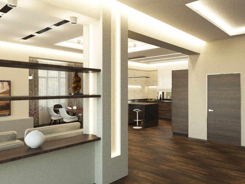 Обложка проекта: Интерьеры коттеджа в пос. Чесноковка