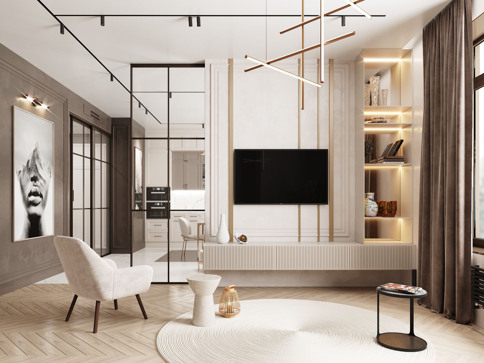 Дизайн квартиры в Замоскворечье