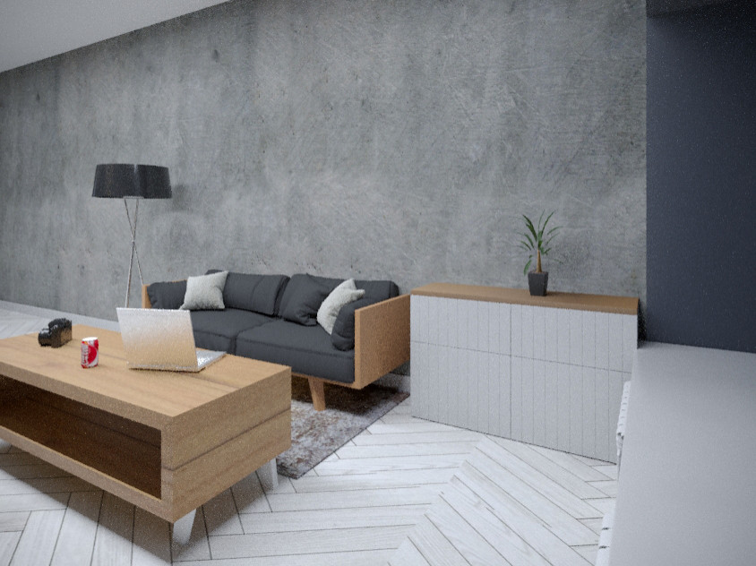 Дизайн рабочего пространства  - гостиной