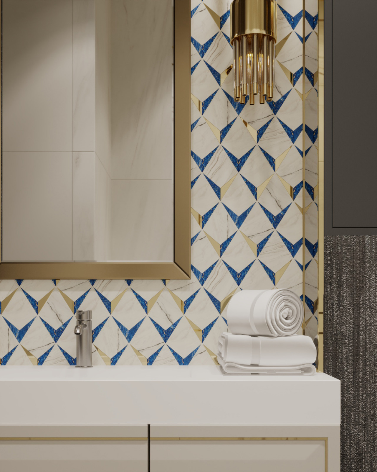 Обложка проекта: 129,3 м2 ЖК "Серебряный парк"