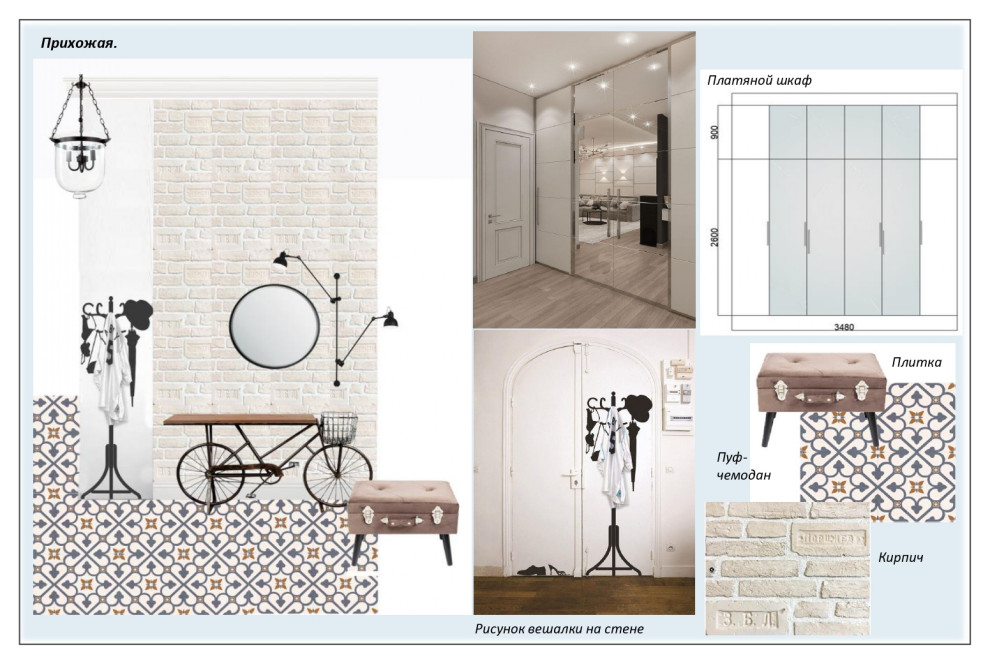 Обложка проекта: Санкт-Петербург. Подбор мебели и создание образа квартиры для творческой пары.