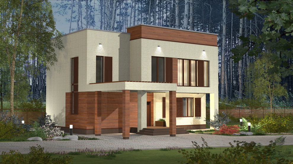 Обложка проекта: Жилой дом. Воронежская обл. Площадь 150м²