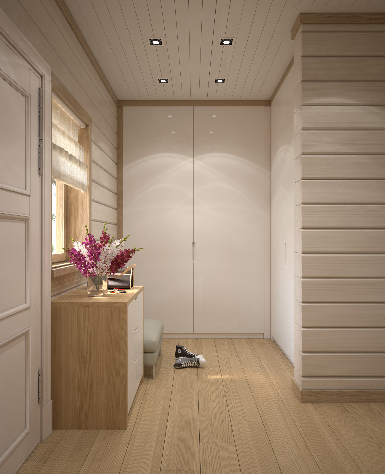 Загородный дом из клееного бруса