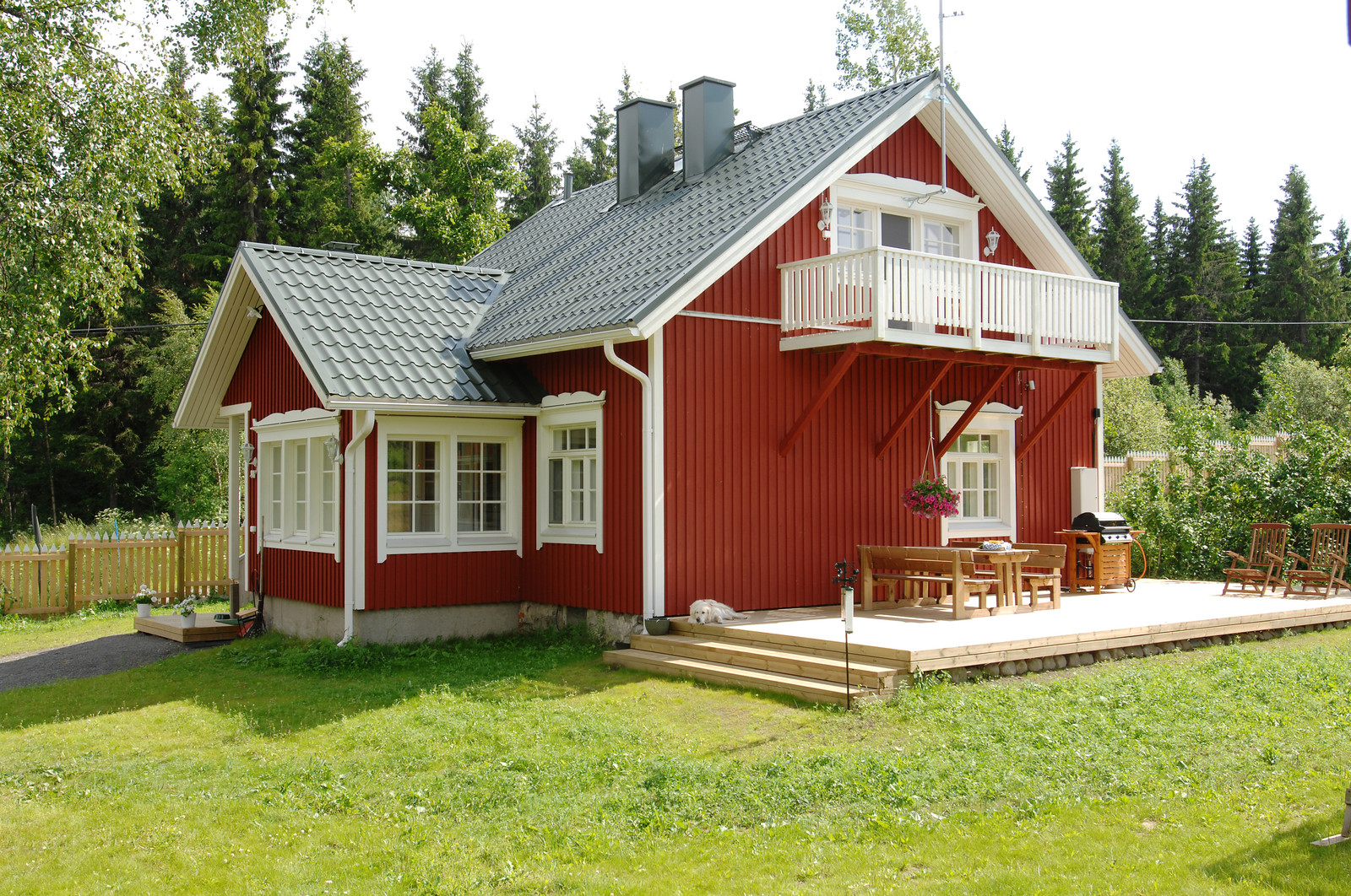 Экстерьер. Покрашенные объекты