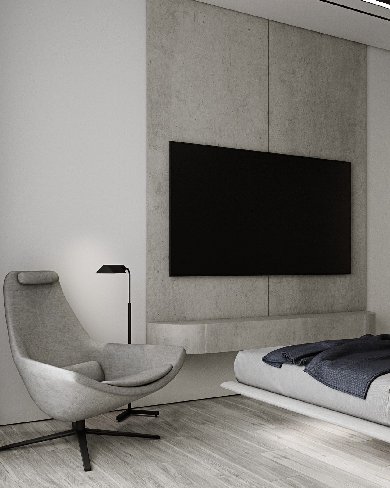 Дизайн Стильной Двухкомнатной Квартиры 74 м2 в жк Время в Москве