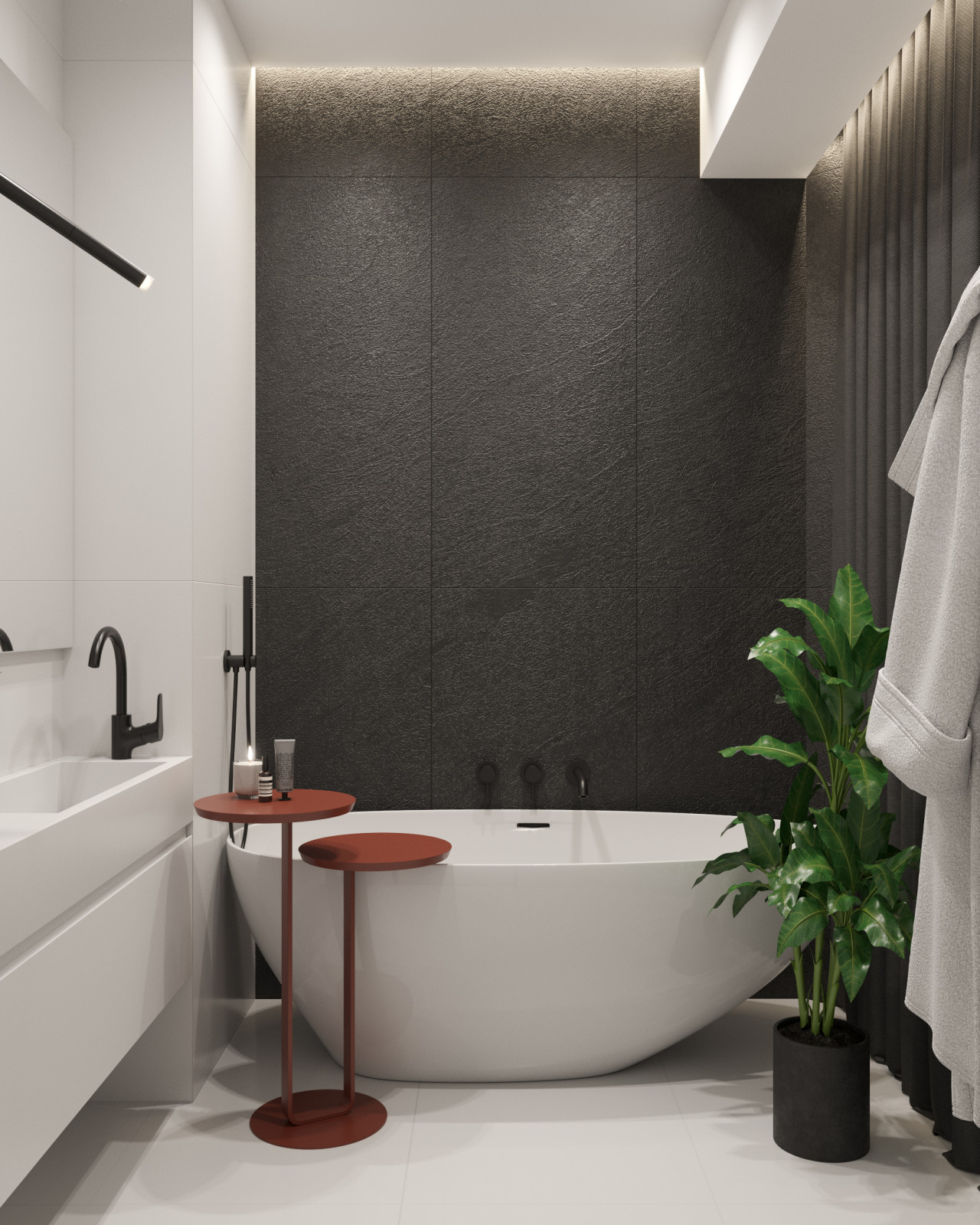 Квартира 77 м2 в современном стиле для творческих личностей