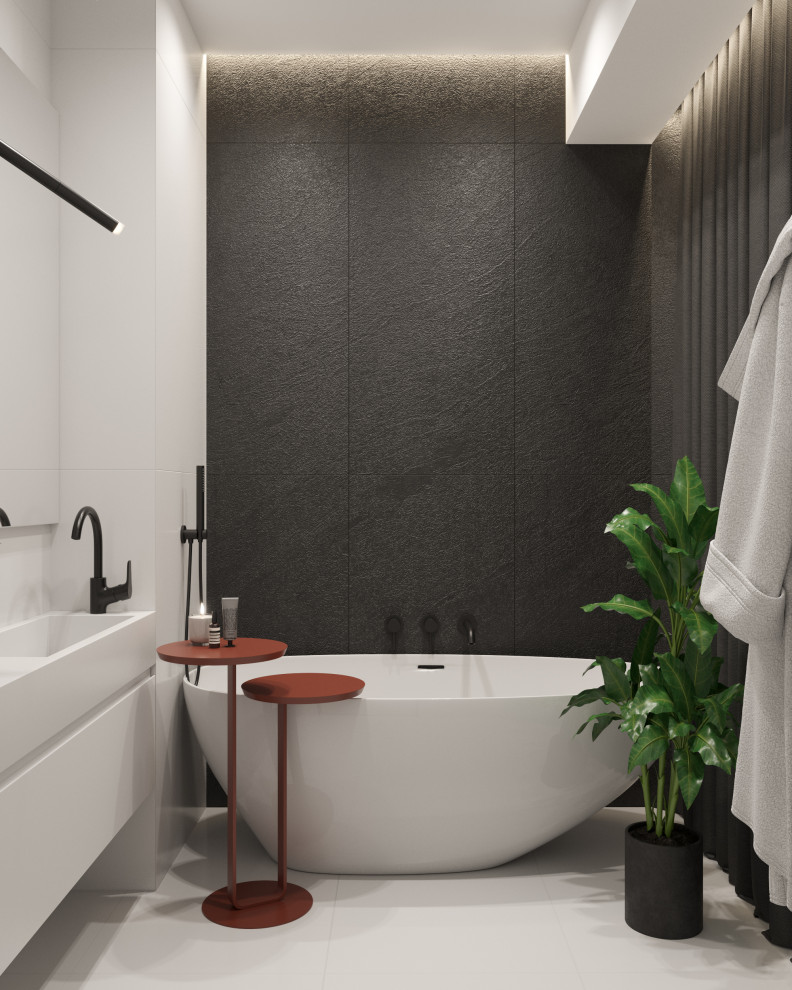 Квартира 77 м2 в современном стиле для творческих личностей