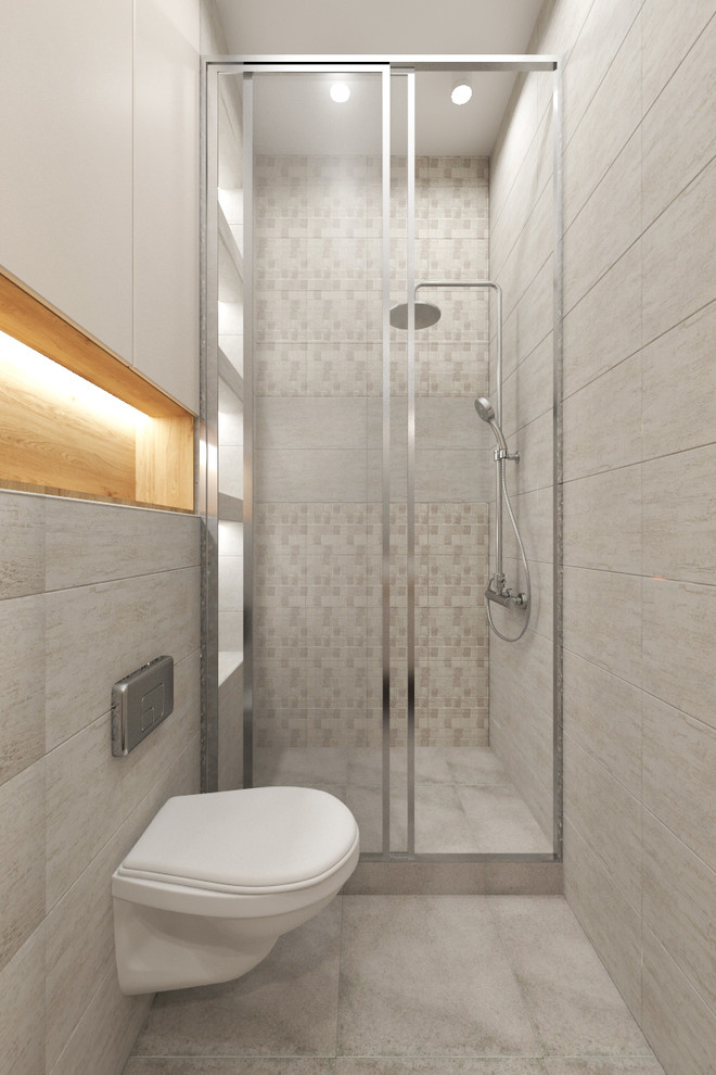 Обложка проекта: Дизайн интерьера трехкомнатной квартиры 115 м2 (Санкт-Петербург) гостевой туалет