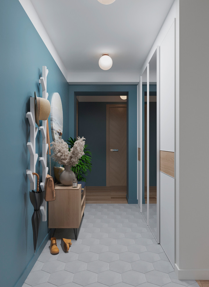 Обложка проекта: ДИЗАЙН ДВУХКОМНАТНОЙ КВАРТИРЫ 68 КВ.М