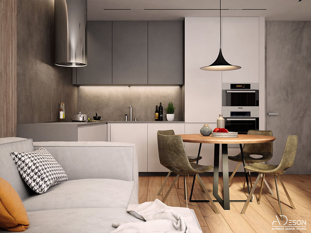 Обложка проекта: Бетон и дерево