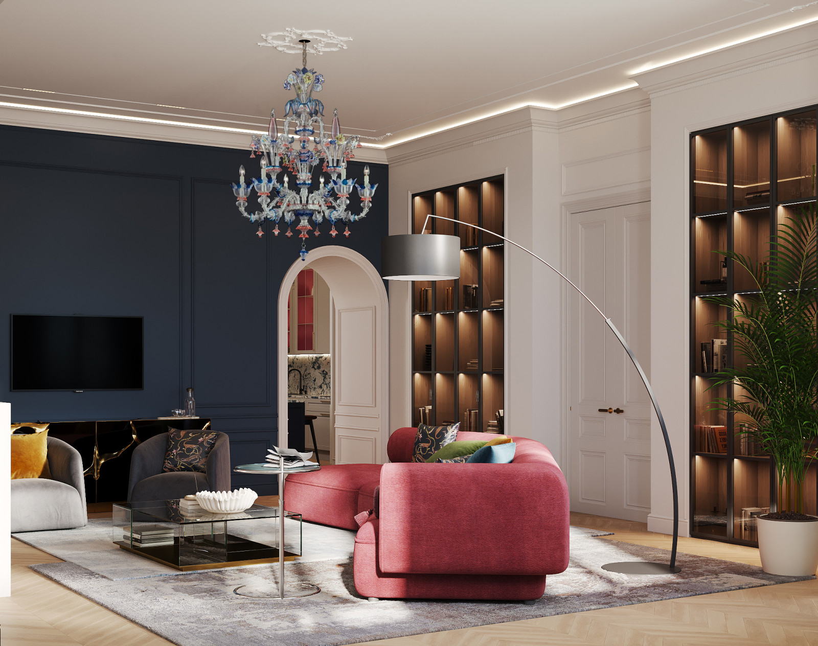 Двухэтажная квартира в центре Петербурга