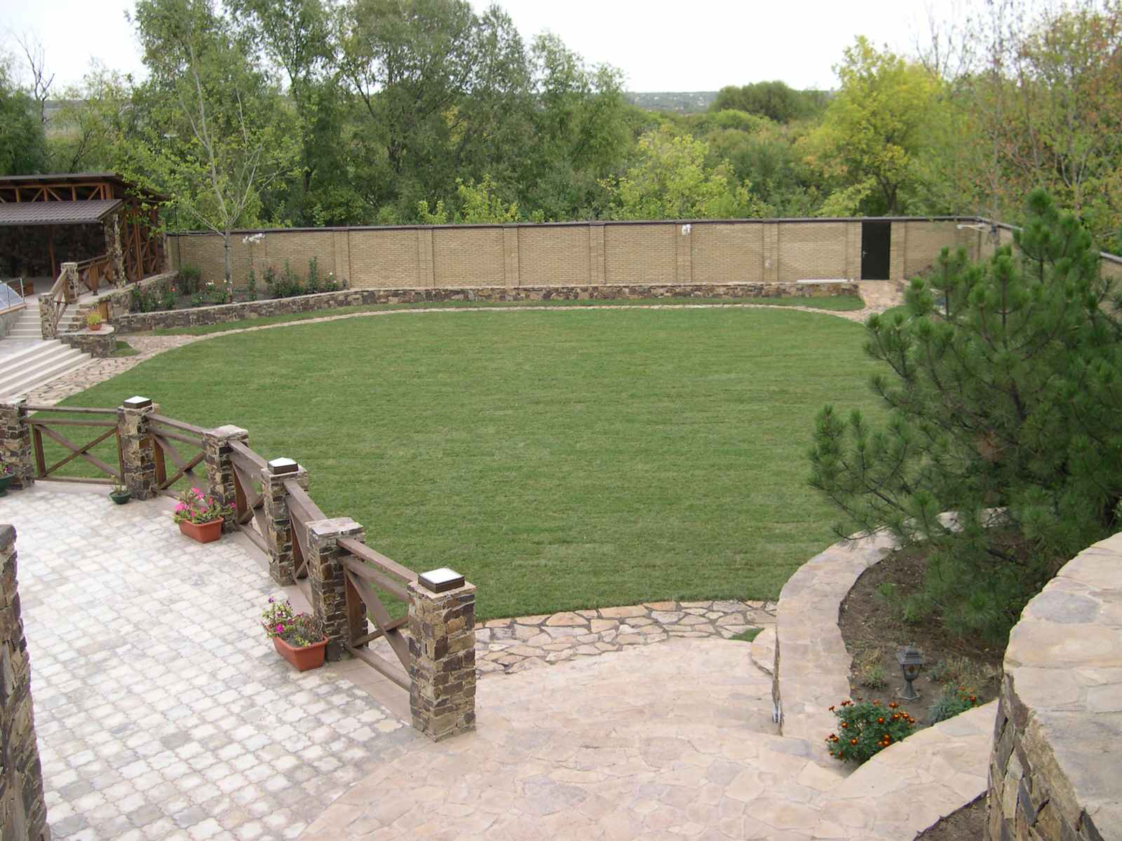 Ландшафт на рельефе