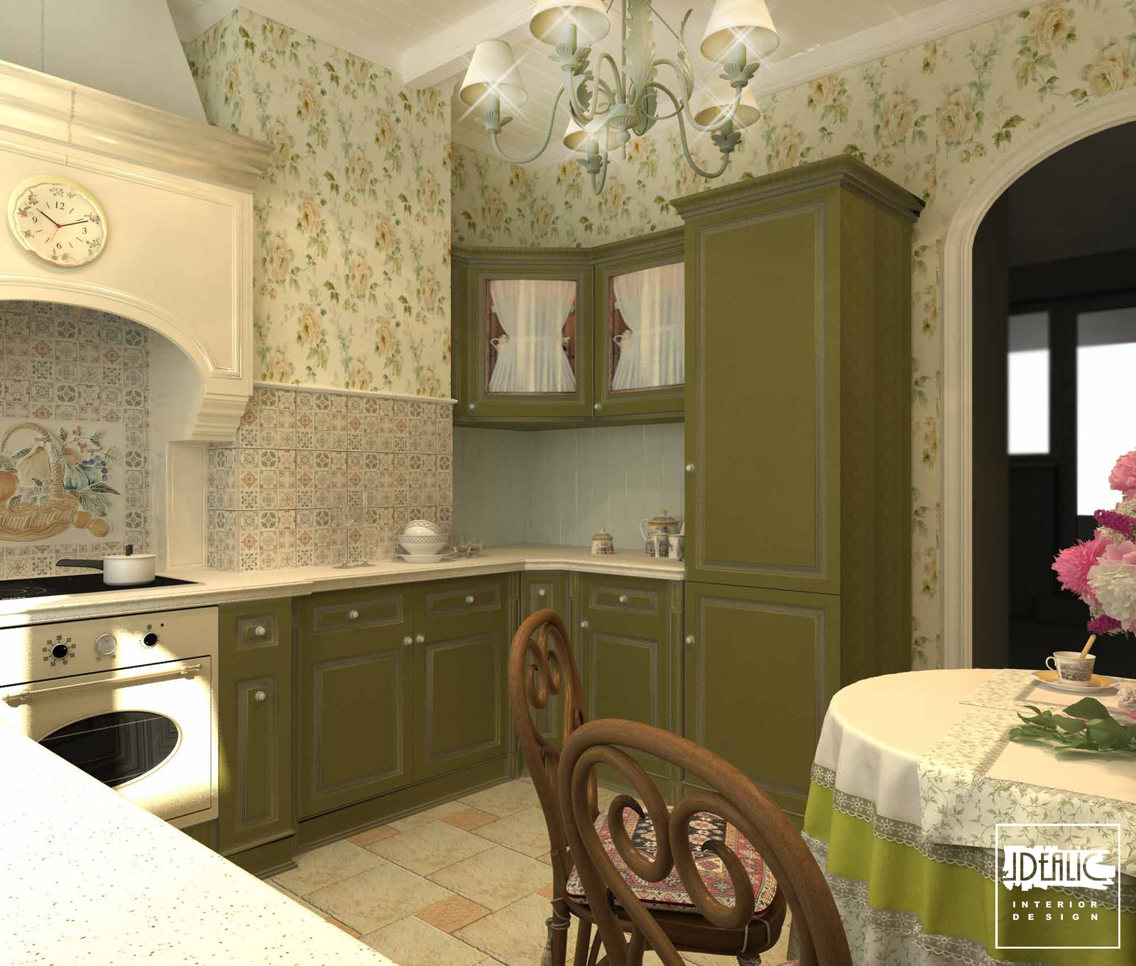 Прованс в загородной квартире