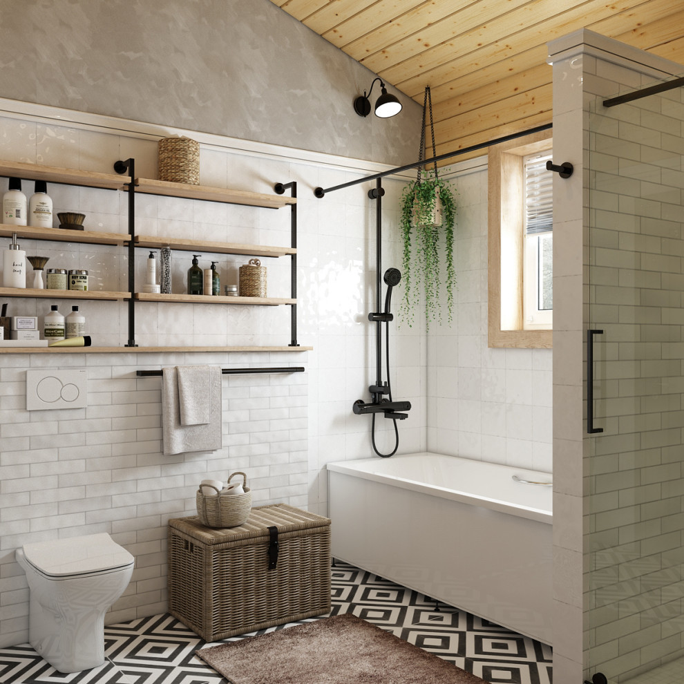 Загородный дом из бруса в Тверской области.